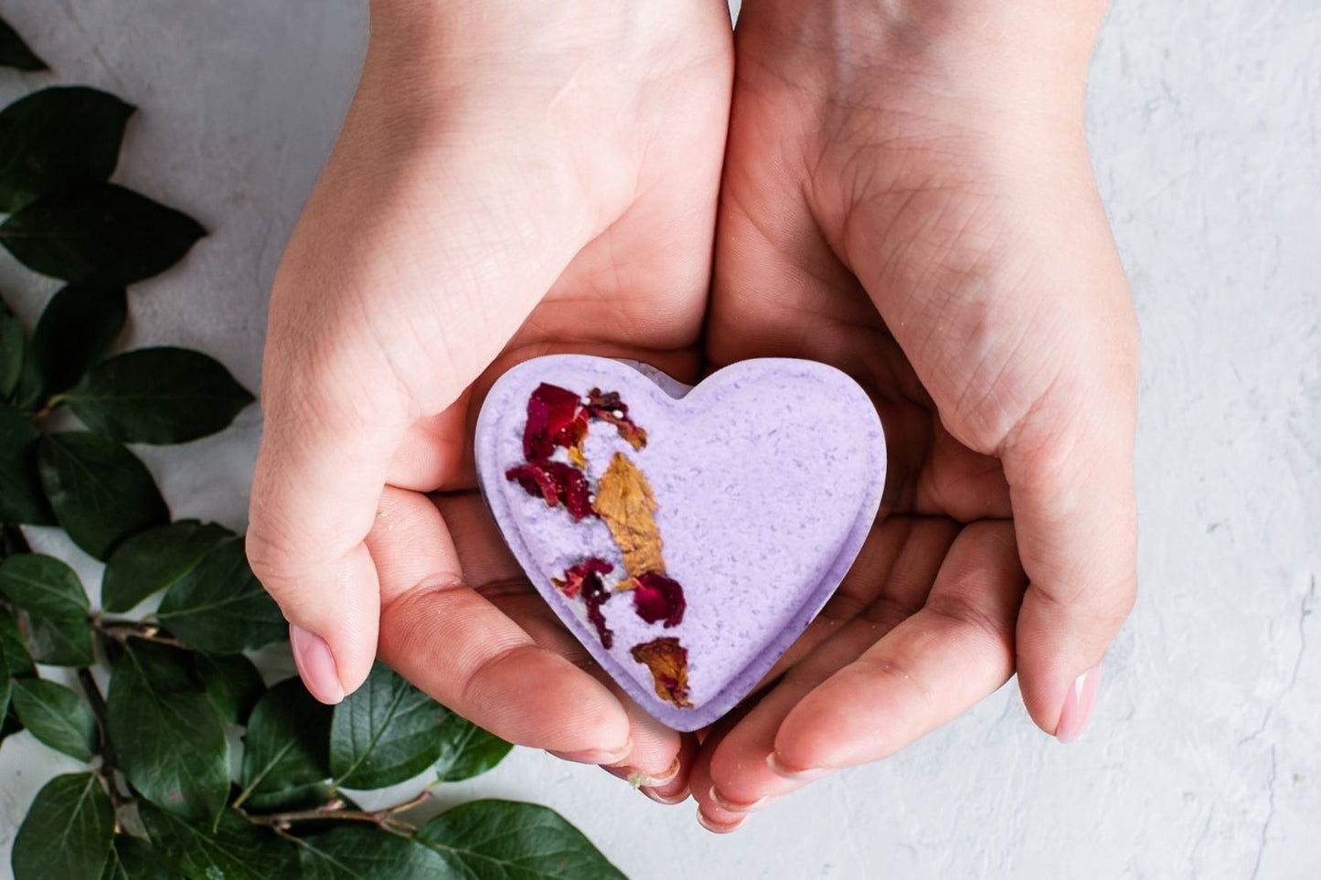 Set of 5 Heart Shaped Shower Steamers Package - in a Gift Box - Can be personalized